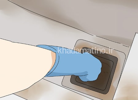 hand-use در اوردن شی از توالت با دست