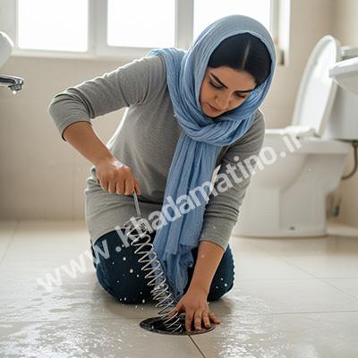 ابزارهای مورد نیاز برای فنر زدن چاه حمام: دستی و برقی